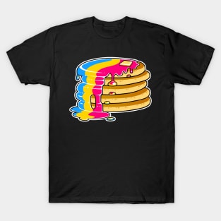 Pan Pansexual Pride Pancakes LGBT T-Shirt